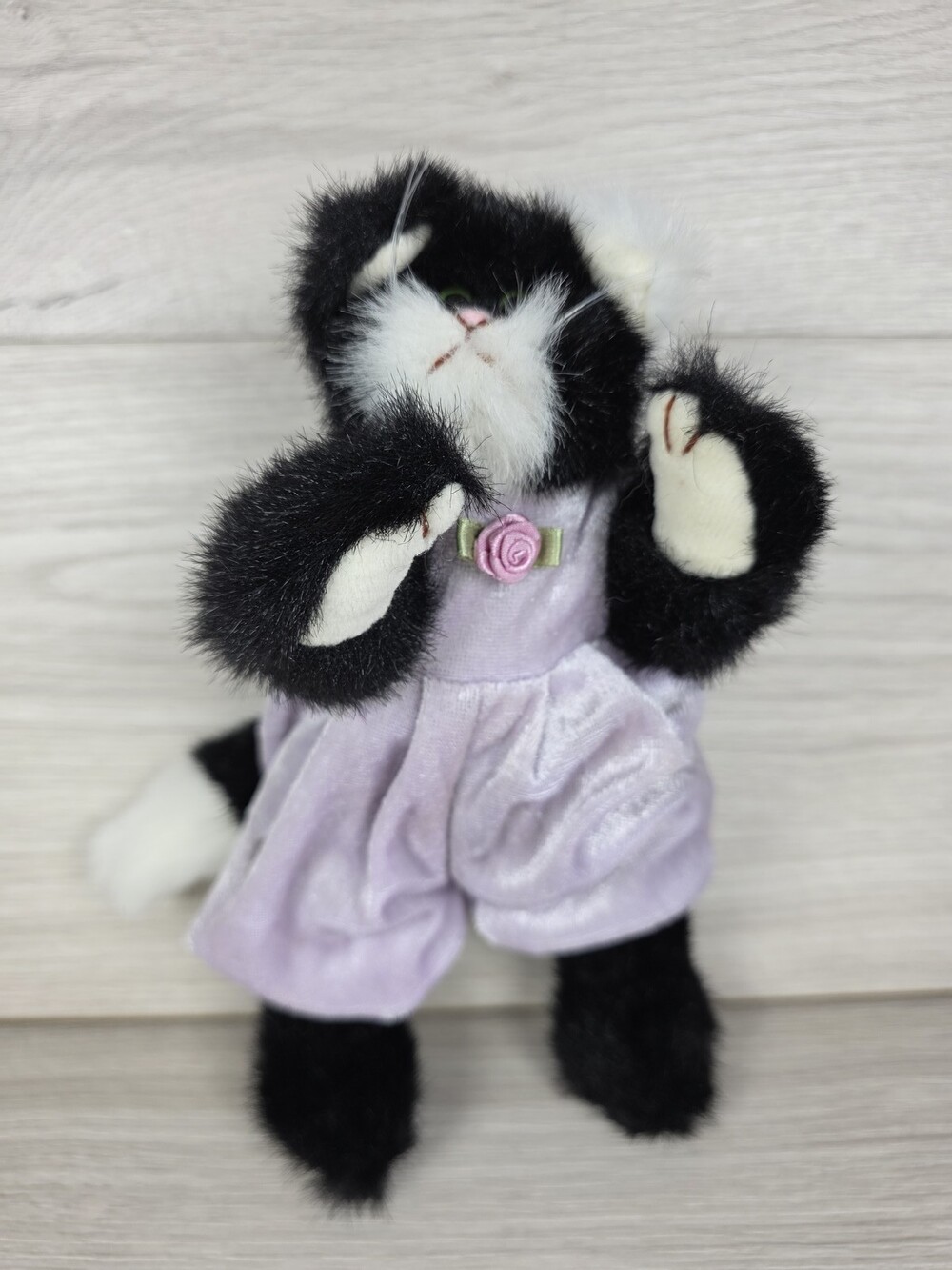 Ty Inc. Plush Cat Doll Wearing Clothing 8" Vintage SU35